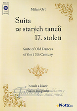 Suita ze starých tanců 17. století / housle a klavír